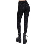 Black 'Penta Crosses' Leggings