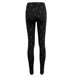 Leggings 'Penta Crosses' Noir