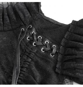 Top Sans Manches 'Gosvintha' Noir
