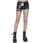 Short Sexy 'Gosvintha' en Simili Cuir Noir