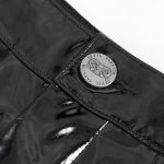 Short Sexy 'Gosvintha' en Simili Cuir Noir
