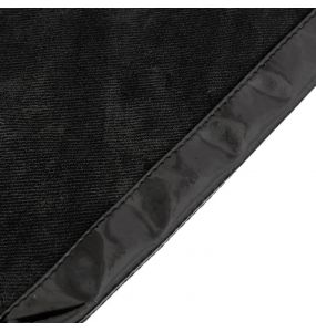 Longue Jupe Fendue 'Midnight Bloom' Noire