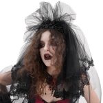 Voile et Couronne Skull 'Glamour' Noirs