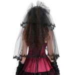 Voile et Couronne Skull 'Glamour' Noirs