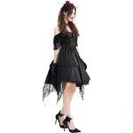 Bandeau 'Horns and Roses' Noir et Rouge