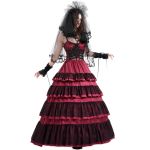 Longue Robe 'Darkness Meet Glamour' Rouge