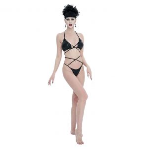 Black 'Pentagram' Sexy Bikini