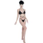 Black 'Pentagram' Sexy Bikini