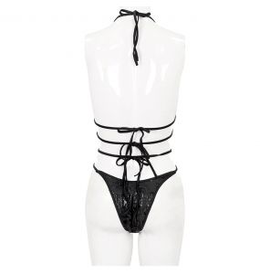 Black 'Pentagram' Sexy Bikini