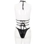 Black 'Pentagram' Sexy Bikini
