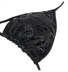 Black 'Pentagram' Sexy Bikini