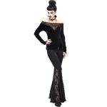 Black 'Gauterit' Long Sleeves Top