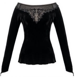 Haut Manches Longues 'Gauterit' Noir