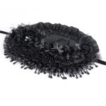 Demi-Chapeau Gothic Lolita 'Laura' Noir