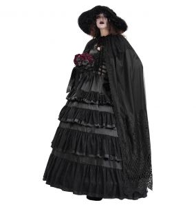 Longue Robe 'Darkness Meet Glamour' Noire