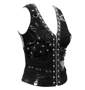 Haut Sans Manches 'Hecate' Noir