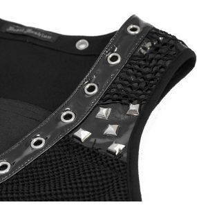 Haut Sans Manches 'Hecate' Noir