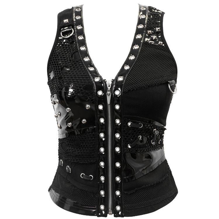 Haut Sans Manches 'Hecate' Noir