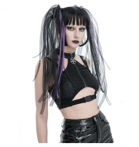 Crop Top Sans Manches 'Arika' Noir