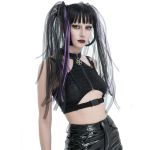 Crop Top Sans Manches 'Arika' Noir