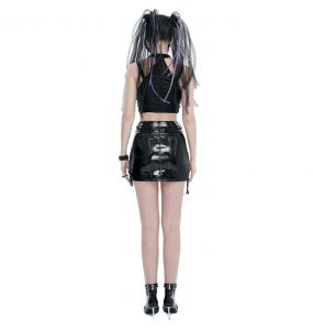 Crop Top Sans Manches 'Arika' Noir