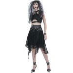 Jupe Asymétrique 'Arika' Noire