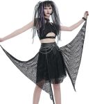 Jupe Asymétrique 'Arika' Noire