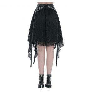 Jupe Asymétrique 'Arika' Noire