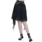 Jupe Asymétrique 'Arika' Noire