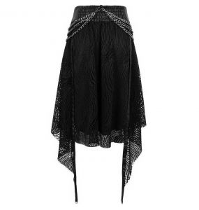 Jupe Asymétrique 'Arika' Noire