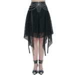 Jupe Asymétrique 'Arika' Noire