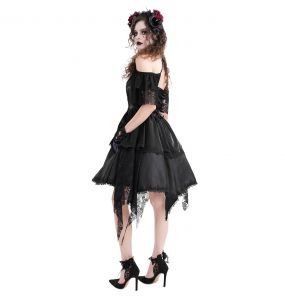 Robe Asymétrique 'Ovida' Noire