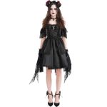 Robe Asymétrique 'Ovida' Noire