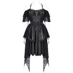 Robe Asymétrique 'Ovida' Noire
