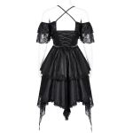 Robe Asymétrique 'Ovida' Noire