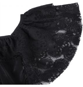 Robe Asymétrique 'Ovida' Noire