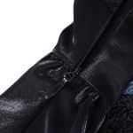 Robe Asymétrique 'Ovida' Noire et Bleue