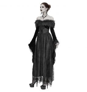 Robe Gothique 'Valamir' Noire
