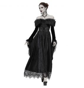 Robe Gothique 'Valamir' Noire