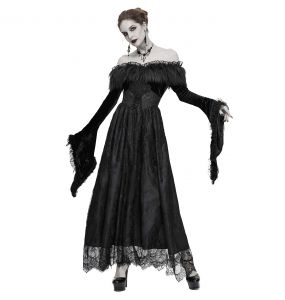 Robe Gothique 'Valamir' Noire