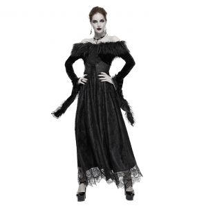 Robe Gothique 'Valamir' Noire