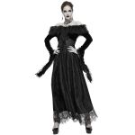 Robe Gothique 'Valamir' Noire