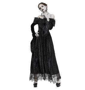 Robe Gothique 'Valamir' Noire
