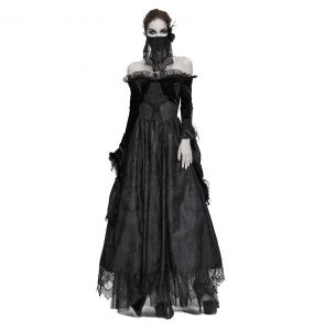Robe Gothique 'Valamir' Noire