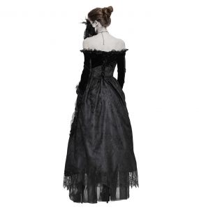 Robe Gothique 'Valamir' Noire