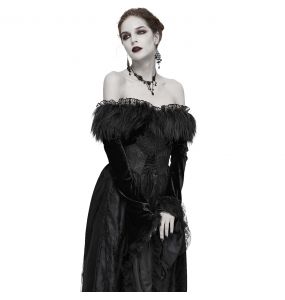 Robe Gothique 'Valamir' Noire