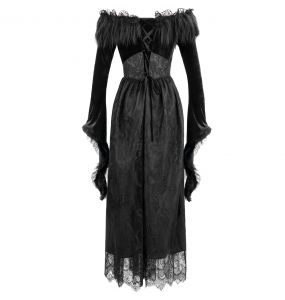 Robe Gothique 'Valamir' Noire