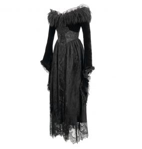 Robe Gothique 'Valamir' Noire