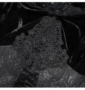 Robe Gothique 'Valamir' Noire