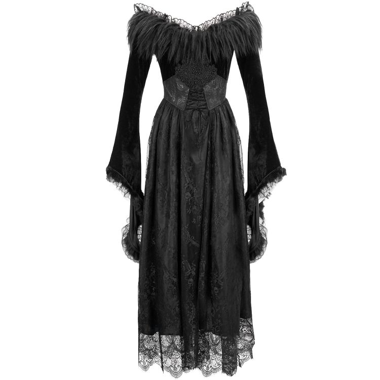 Robe Gothique 'Valamir' Noire